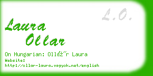 laura ollar business card